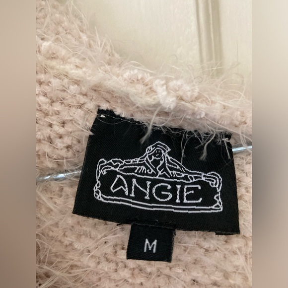 BOHO Hooded Long Open Cardigan Jacket Medium Knit Cozy Soft hippie Y2K - Picture 4 of 6